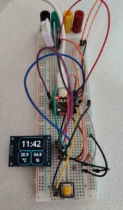 horloge thermo hygro 1