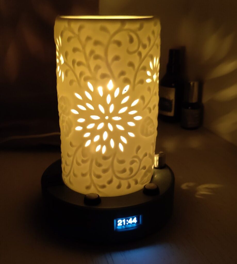 lampe chevet horloge 3