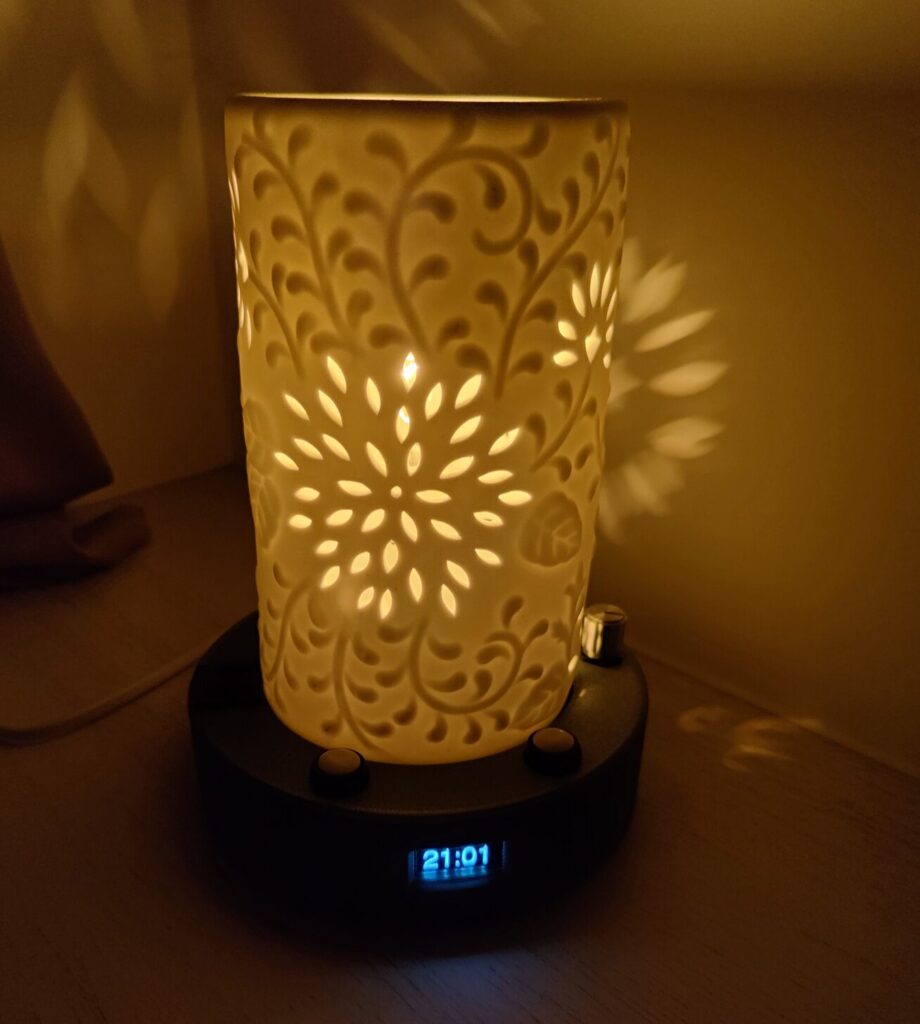 lampe chevet horloge 2