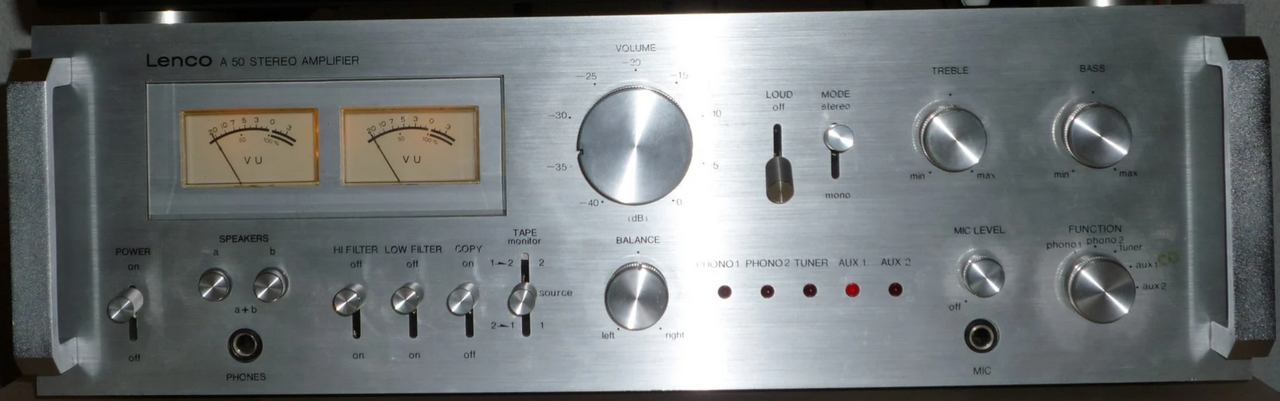 Amplificateur vintage Lenco A50