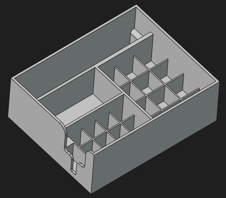 Casier rangement piles