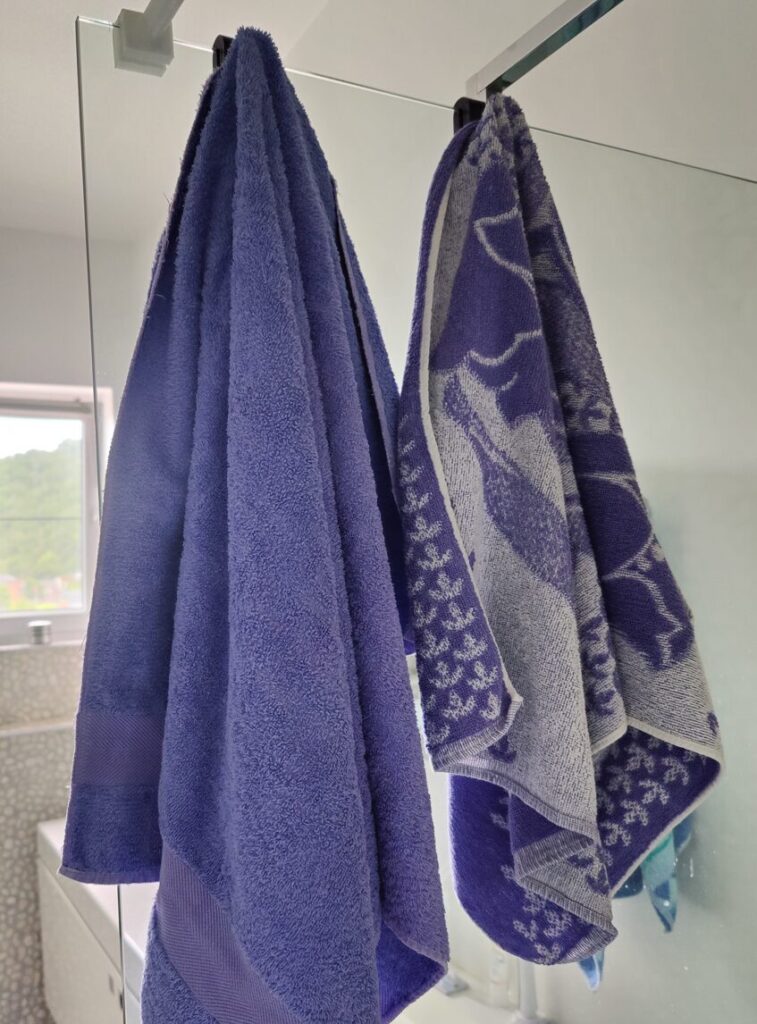 pendoir essuie paroi douche